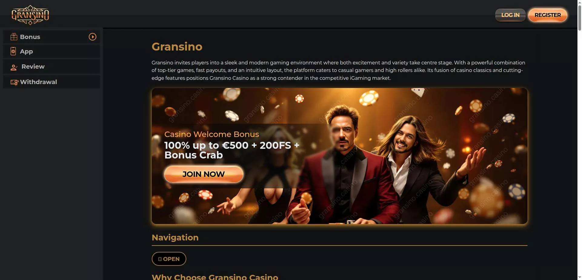 gransino casino