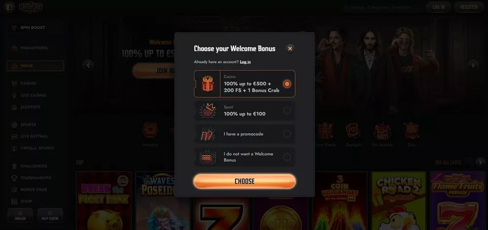 Gransino pieteikšanās