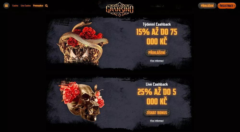 Gransino promo kód